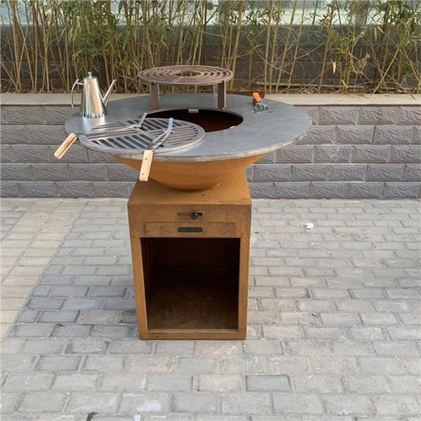 New Fireplace Corten Steel Charcoal Grill Household Retail